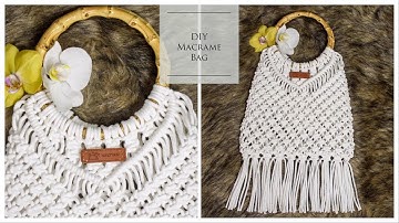 DIY How TO MAKE MACRAME MARKET BAG #3, BASIC KNOTS BY TNARTNCRAFTS