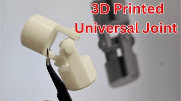 3D Printed Universal Joint With Fusion 360 Tutorial