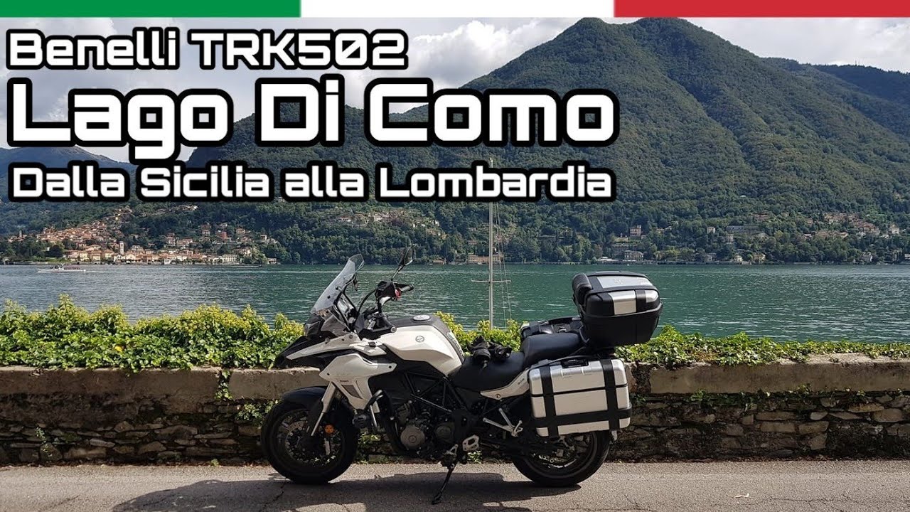 Como Lake! Benelli TRK 502 - Dalla Sicilia alla Lombardia!