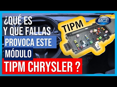 Video: ¿Qué es un TIPM en un Chrysler Town and Country?