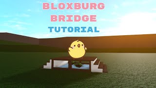 How To Build A Bridge On Bloxburg Easy Tutorial