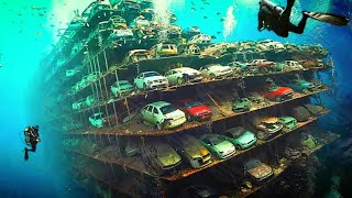 4,000+ Luxury Cars Worth $401 Million Sunk: The World's Worst Largest Car Carrier Roro Ship Disaster