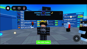 Flex Ugc code script roblox (MIDNIGHT SCRIPT)