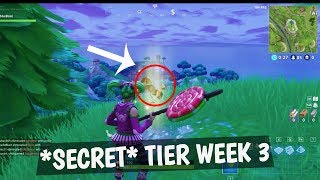 fortnite week 3 secret battle star free battle pass tier - week 3 fortnite free battle tier