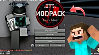 Let's Play a Parkour Map in This Minecraft || roblox mod pack