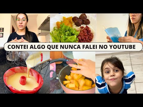 VLOG DE ROTINA | ALMOÇO NOVINHO | FIZ BOLO DE MILHO | DESABAFO DA MINHA HISTÓRIA E MAIS