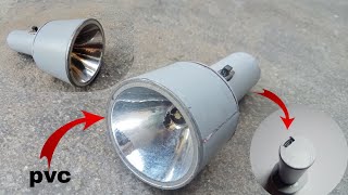 How to make Rechargeable torch at Home in pvc