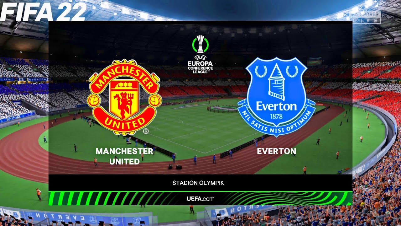 FIFA 22 | Manchester United vs Everton - UEFA Europa Conference League - Full Gameplay