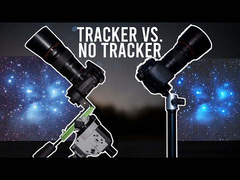 Tracker vs. No Tracker for ASTROPHOTOGRAPHY (Shooting the Pleiades)