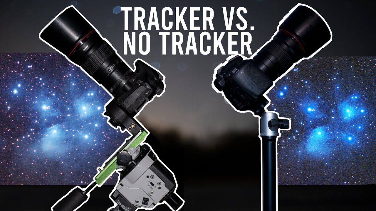 Tracker vs. No Tracker for ASTROPHOTOGRAPHY (Shooting the Pleiades) 