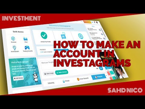 How to Make an Account in INVESTAGRAMS | VLOG #28