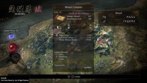 Nioh 2: Demon Scroll Enera