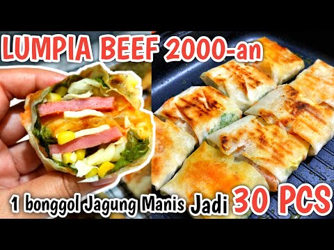 Cara Membuat Lumpia Beef Burger