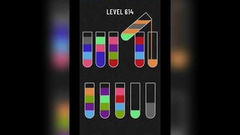 Water sort puzzle level 614