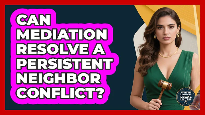 Can Mediation Resolve A Persistent Neighbor Conflict?