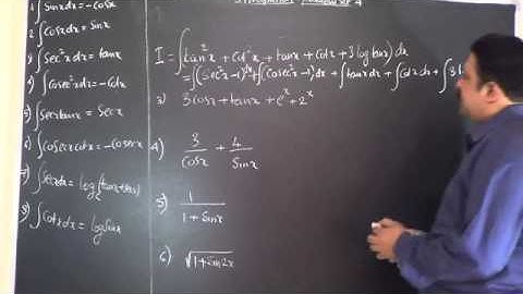 Class 12/II PUC Math Episode-06 Integration general  problem set