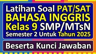 PAT/SAT ENGLISH Practice Questions Class 9 Semester 2 Independent Curriculum 2025