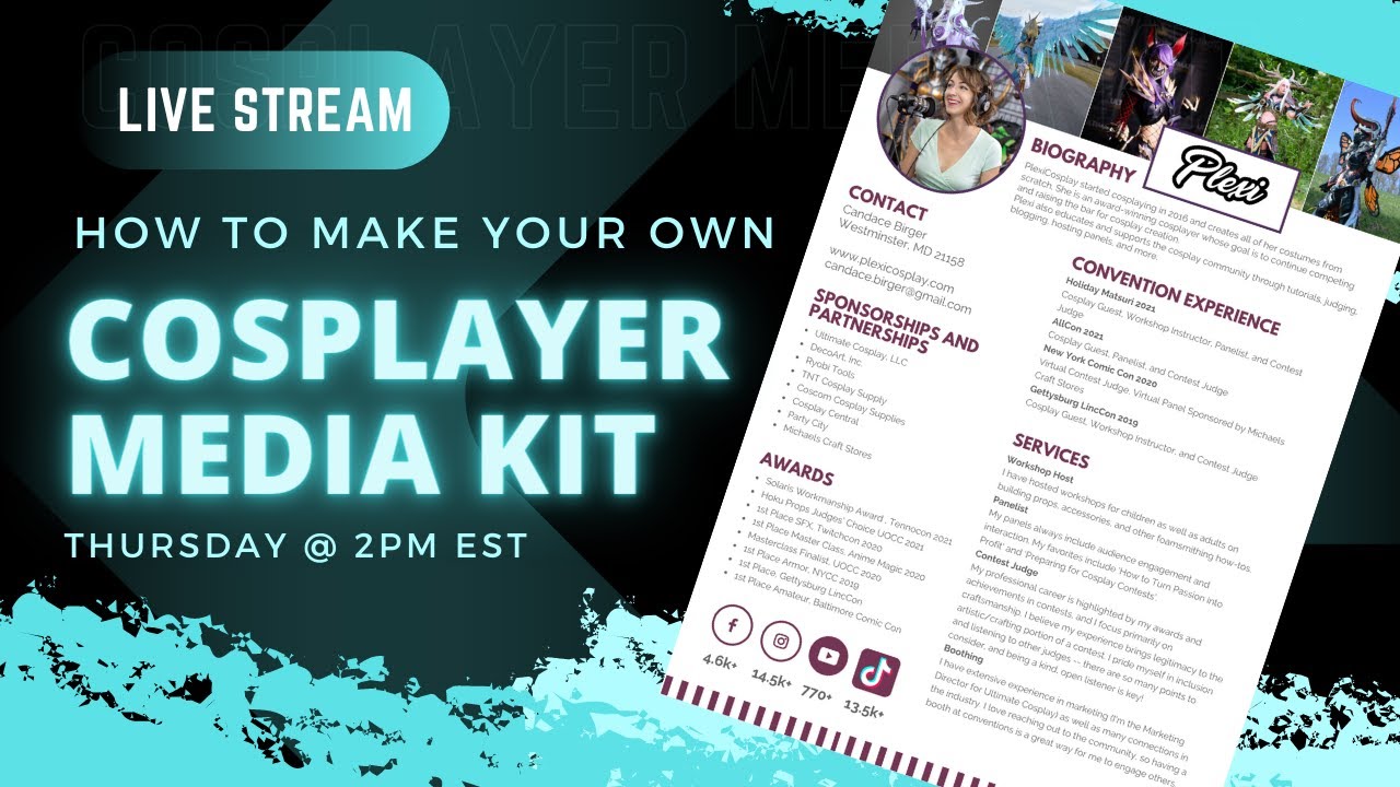 How to Make Your Own Cosplayer Media Kit