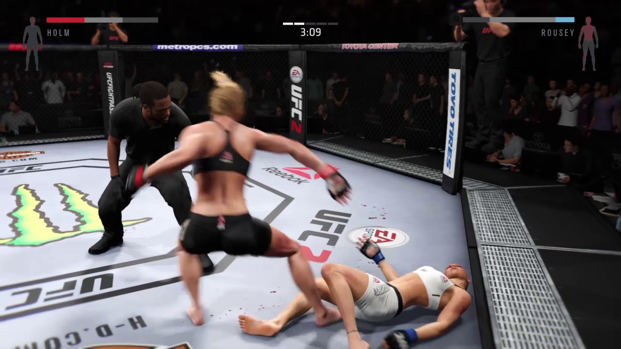 UFC 2 Ragdoll Knockouts Fighting Gameplay - YouTube