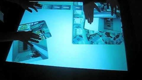 Interactive multi-touch surface by NearInteraction