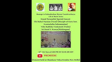 Chi Gongiti Rahul Naraian (Vocal) & Team from New Delhi Grand Navarathi Special Concert HMV Page 537