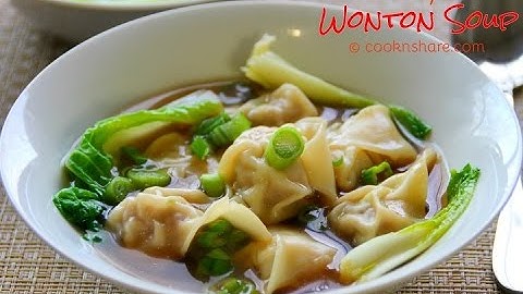 Easy Wonton Soup - Cook n