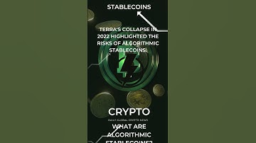 What Are Algorithmic Stablecoins? #AlgorithmicStablecoins #Terra #cryptotrends2024