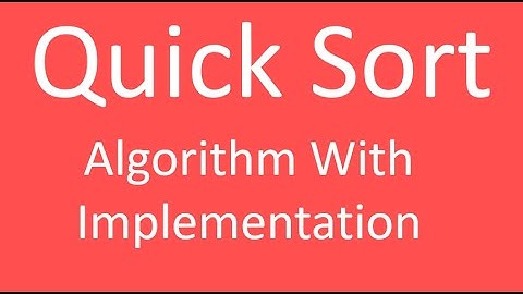 Quick Sort Algorithm || Code in C# || Sortings