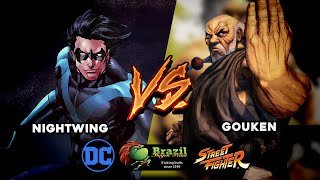 Nightwing vs Gouken DC Comics vs Street Fighter