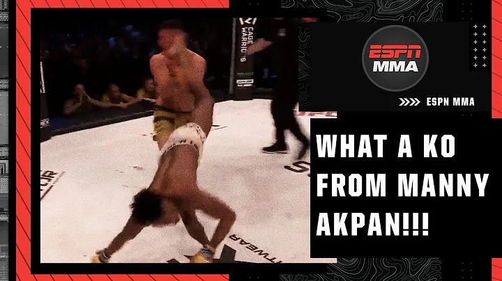 Manny Akpans knockout of the year candidate at Cag...