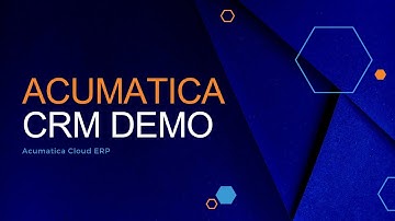 Acumatica CRM Demo