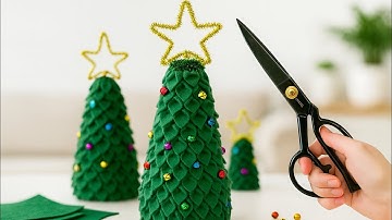 How to Make a Felt Christmas Tree Step-by-Step 🎄 Super Cute!
