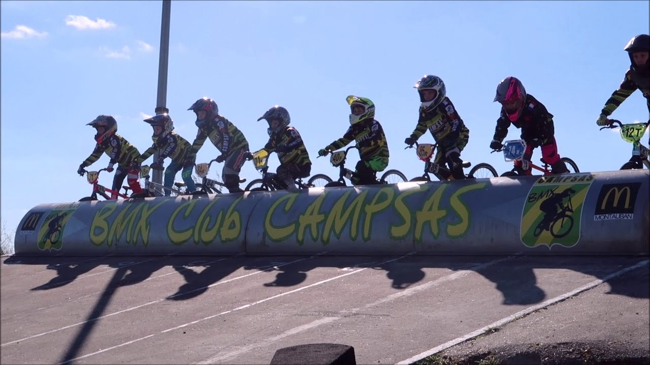 BMX RACE. COMPÉTITION BCC CAMPSAS MARS 2019. YouTube