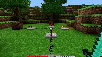 Minecraft: Simple Redstone Repeater Setup