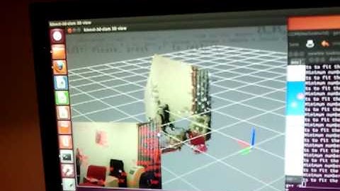 My firs 3d grab with kinect + ubuntu