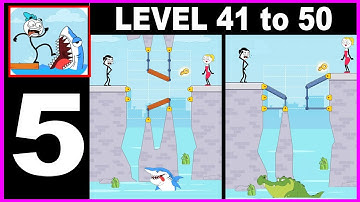 Bridge Stickman - Love Rescue LEVEL 41 42 43 44 45 46 47 48 49 50 - Gameplay Walkthrough Part 5