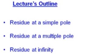Complex Analysis | MTH324 Lecture 27