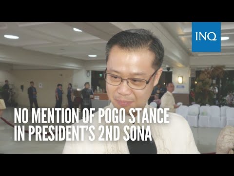 No mention of Pogo stance in President’s 2nd Sona