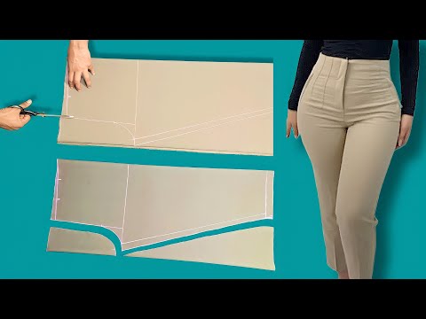 فيديو: كيفية تصميم السراويل المنقوشة