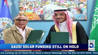 Saudi Solar Funding Still on Hold