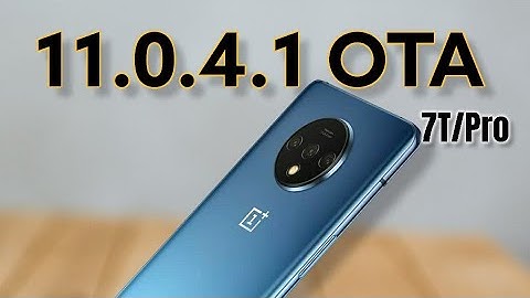 Oxygen OS 11.0.4.1 OTA Stable OnePlus 7T and Pro Incoming Call Delay and Extra Fixes Update....