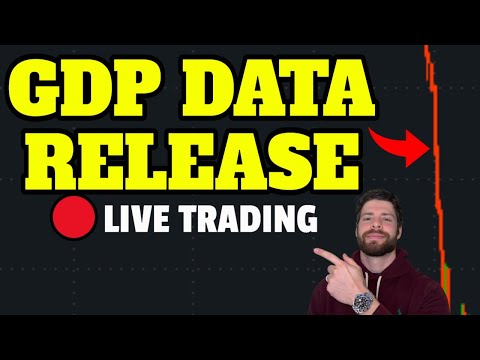 🔴WATCH LIVE: GDP DATA & JOBLESS CLAIMS UNEMPLOYMENT 8:30AM! LIVE TRADING!