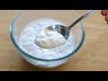 How To Make Coconut Yogurt At Home - Homemade Coconut Milk Curd -  Dairy Free Curd | Skinny Recipes