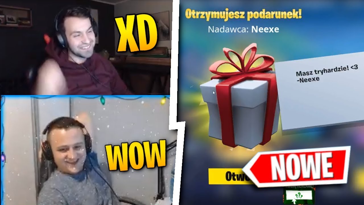 ROZDAJE YOUTUBEROM ORAZ WIDZOM SKINY ZA DARMO W FORTNITE ...