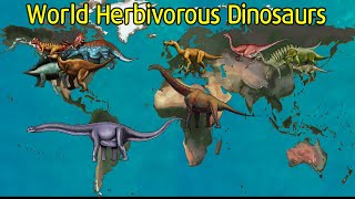 Dinosaur map | Herbivorous Dinosaur World Map | Herbivorous Dinosaur Discovery World Map | 딩동TV screenshot 3