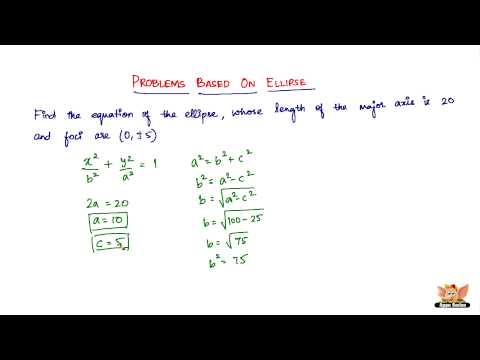 How to solve problems based on an Ellipse?-- Vol. 4/5