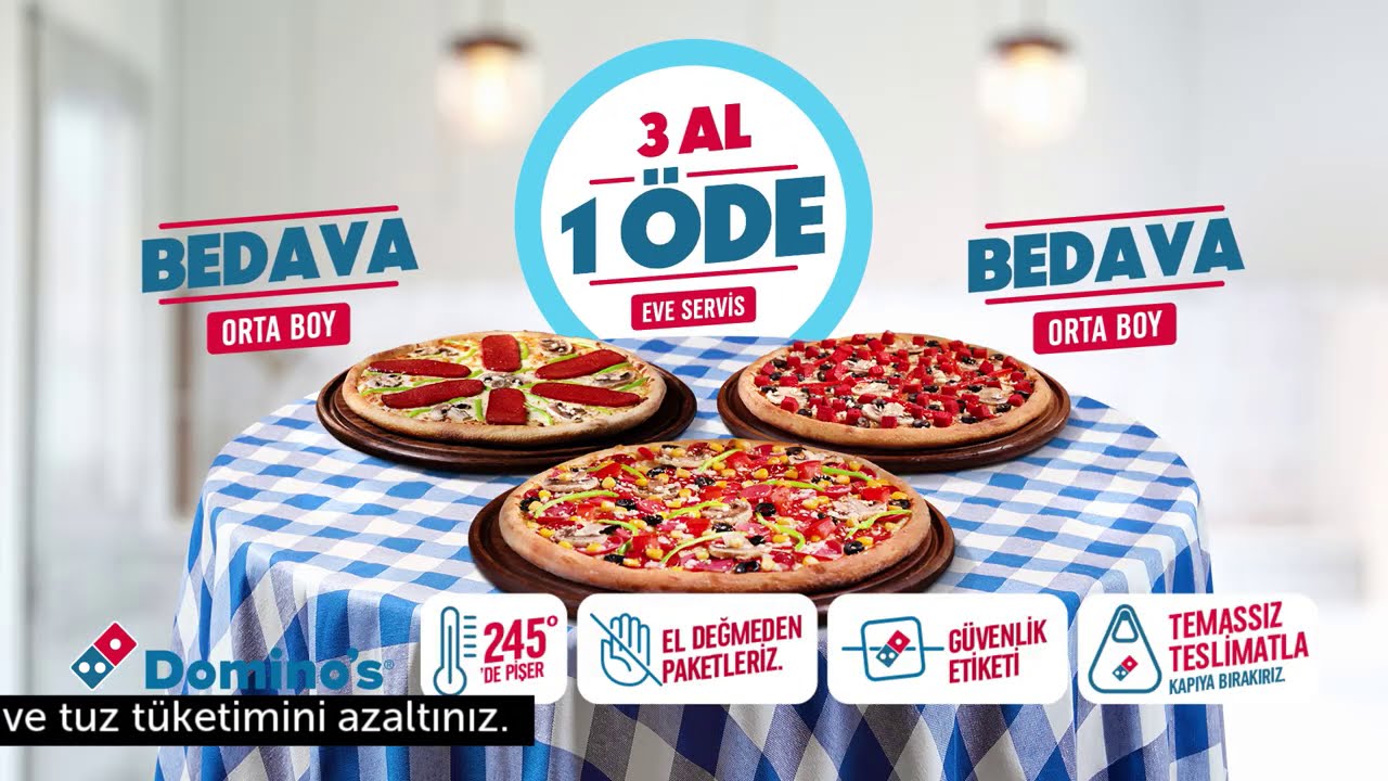 domino s tan 3 al 1 ode sofrana pizzanin nesesini kat youtube