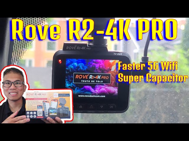 Introducing ROVE R2-4K PRO Dash Cam