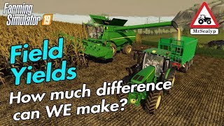 A Guide to... Field Yields (How much difference can WE make?). Farming Simulator 19, PS4, Assistance