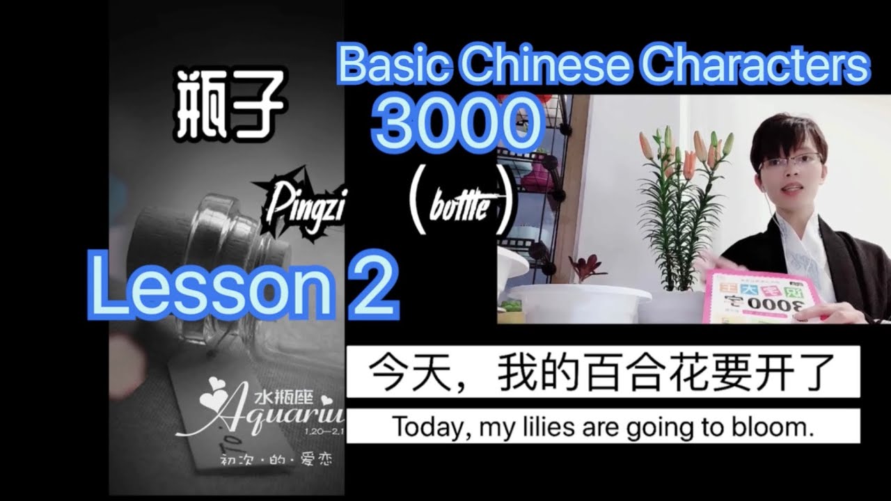 基础中文3000字 第2课 3000 The Most Useful Chinese Characters Lesson 2